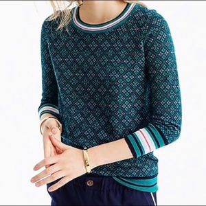 J.Crew Tippi Fair Isle Merino Wool Sweater